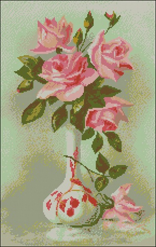 Изысканные розы в вазе