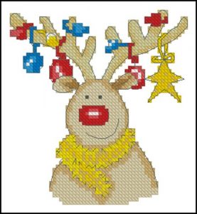 Fun Rudolf Christmas Card