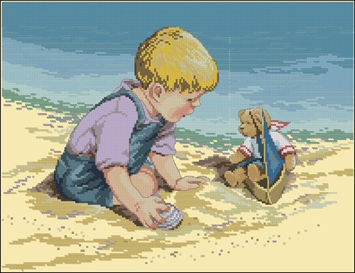 Пляжный мальчик
