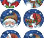 Santa & Snowman Ornaments