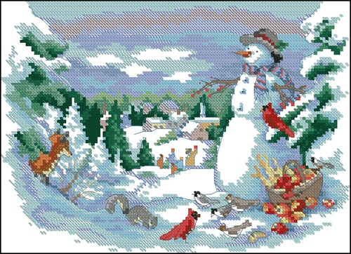 Friends of the snowman