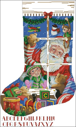 Santa's Toys Stocking