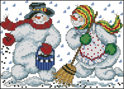 Collection of snowmen