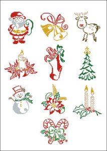Christmas motifs