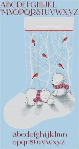 Snow Bears Stocking