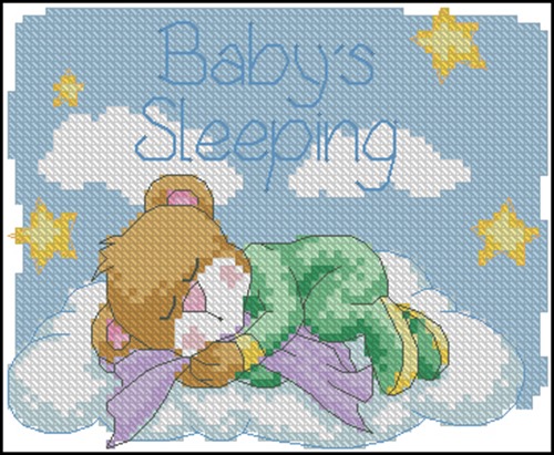 Baby'Toons - Baby's Sleeping Sign