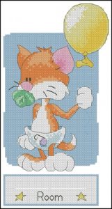 Baby 'Toons - Cat Room Sign