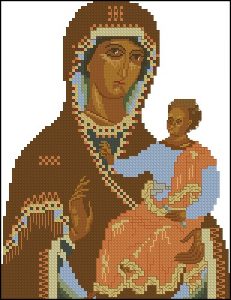 Икона "Одигитрия" (Our Lady Hodegetria)