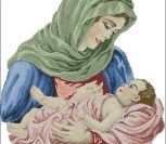 Богородица с младенцем на руках