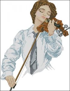 Молодой скрипач