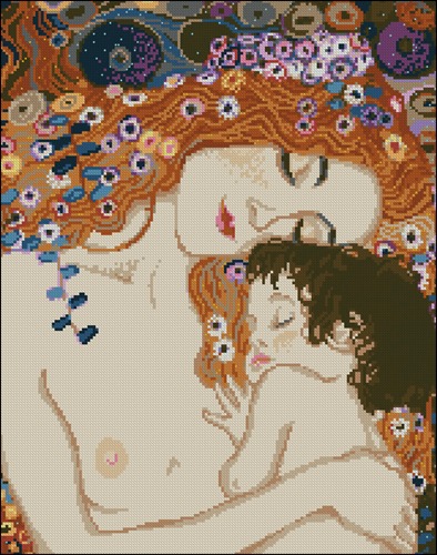 Woman with a child (G. Klimt)
