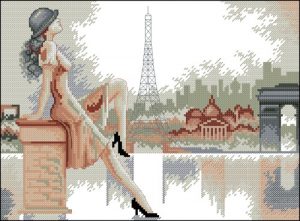 Девушка в Париже, романтика