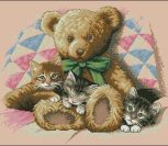 Teddy & Kittens