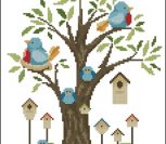 Птички на дереве