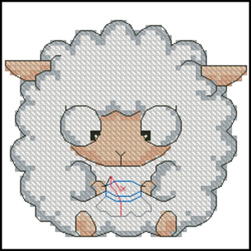 Вышивающая овечка