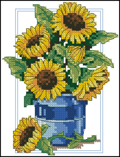 Gingham and Sunflowers