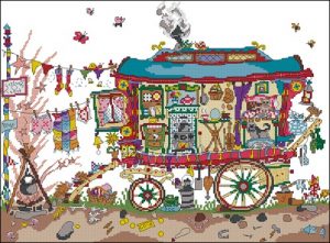 Cut Thru' Gypsy Wagon