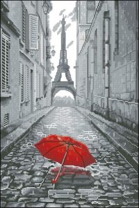 В Париже дождь