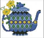 Чайник с цветками