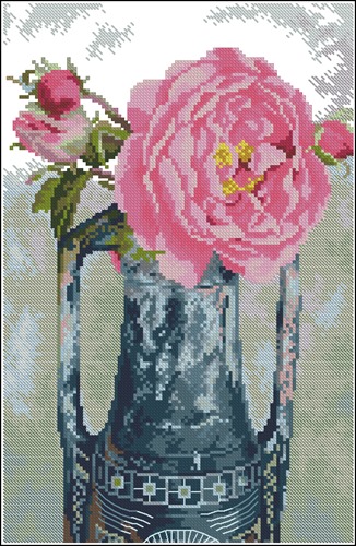 Rose in a jar