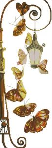 Бабочки и фонарь