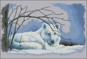 Wolf in Snow