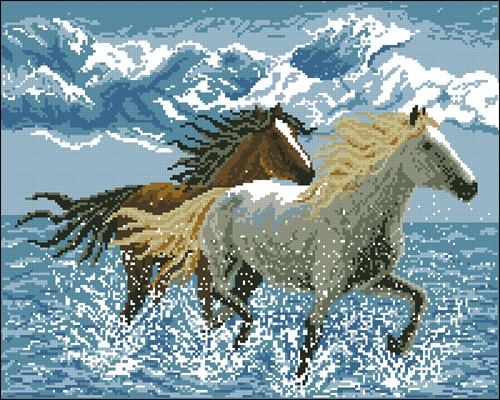 Running Horses (Бегущие лошади)