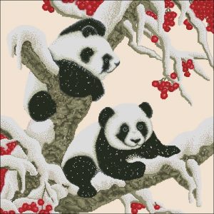Зима и панды