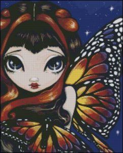 Vibrant Butterfly Fairy