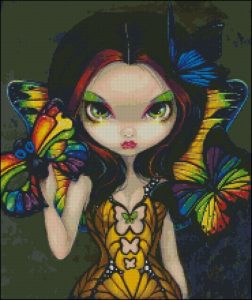 Fairy With a Butterfly Mask