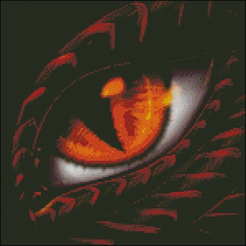 Глаз дракона (красный)