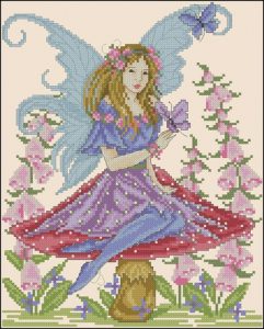 Fairy and butterfly