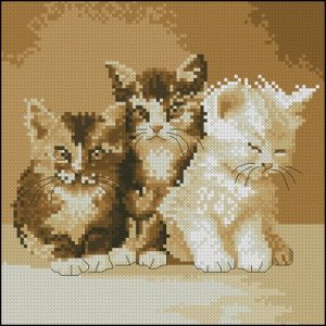 Three Cute Cats