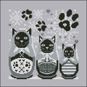 Черно-белый кот (Black White Cat)